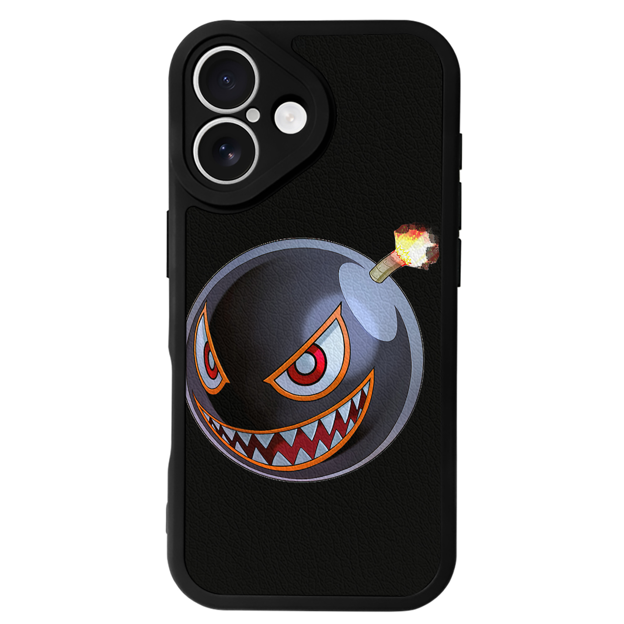 （画像用） 遊☆戯☆王 Yu-Gi-Oh! 【iPhone 16シリーズ対応】シリコンスマホケース（レザー調） 材質：シリコン